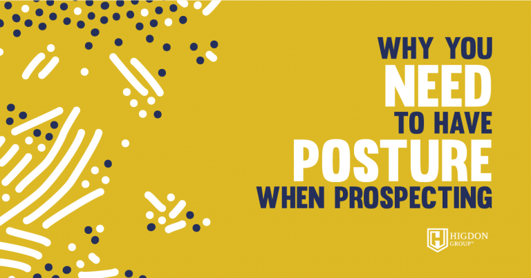 Posture When Prospecting | Community Advertising and marketing Posture